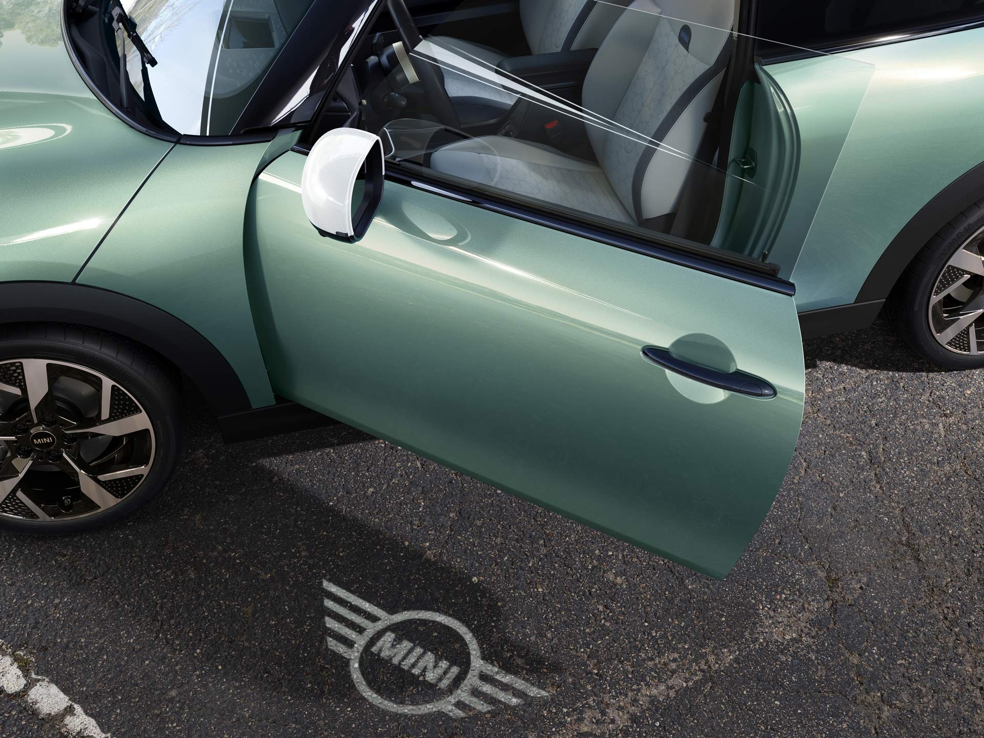 MINI Cooper 3 ajtós - külső - üdvözlőfény